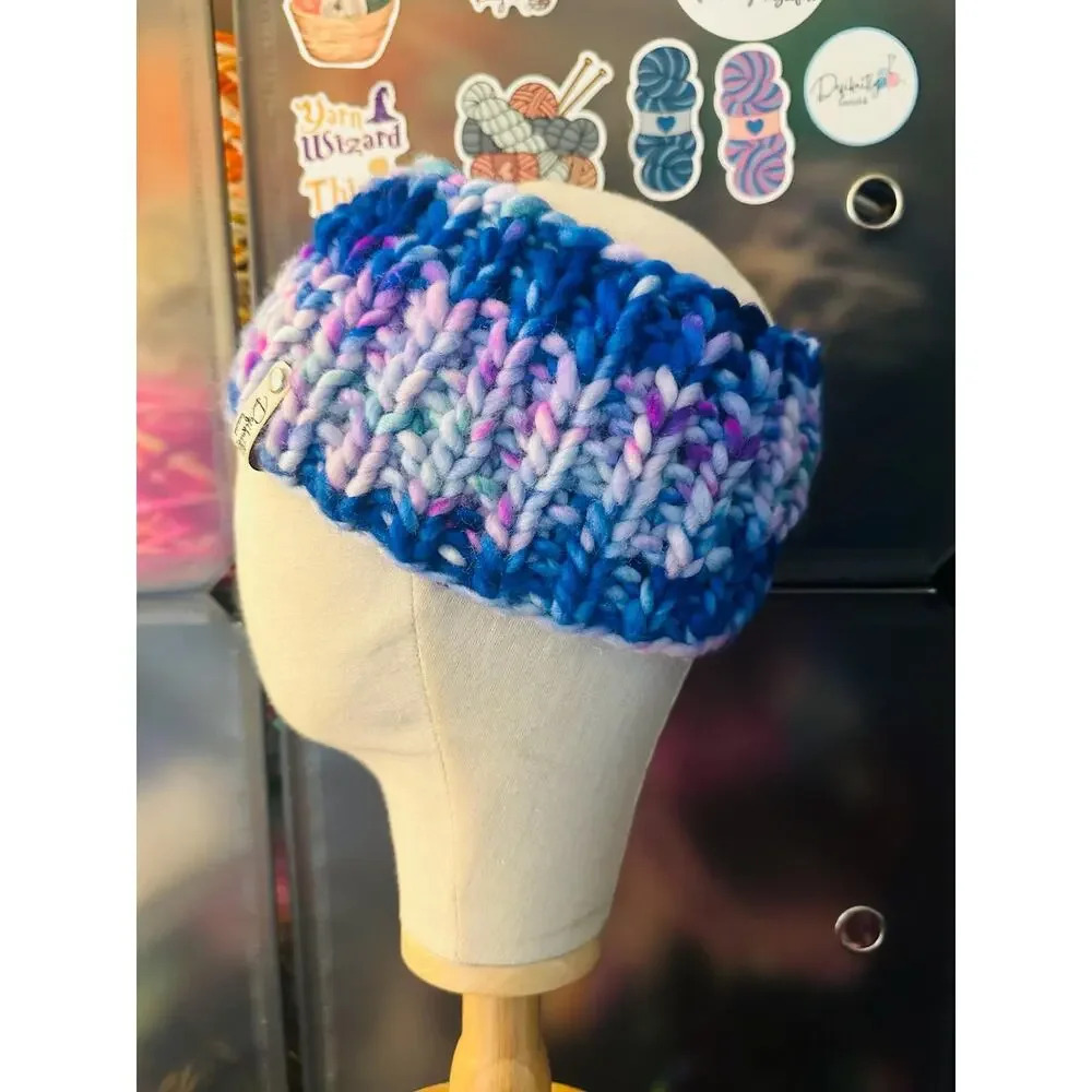 Hand Knit Merino Wool Headband: DefiKnitly Tasteful Headband